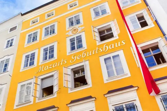 Mozart Geburtshaus - Ausflugsziel in Salzburg