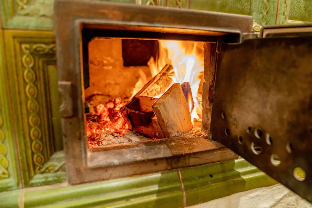 Kachelofen im Gästehaus Herrmann
