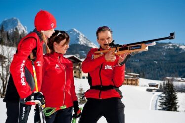 Biathlon im Winterurlaub in Filzmoos, Ski amadé