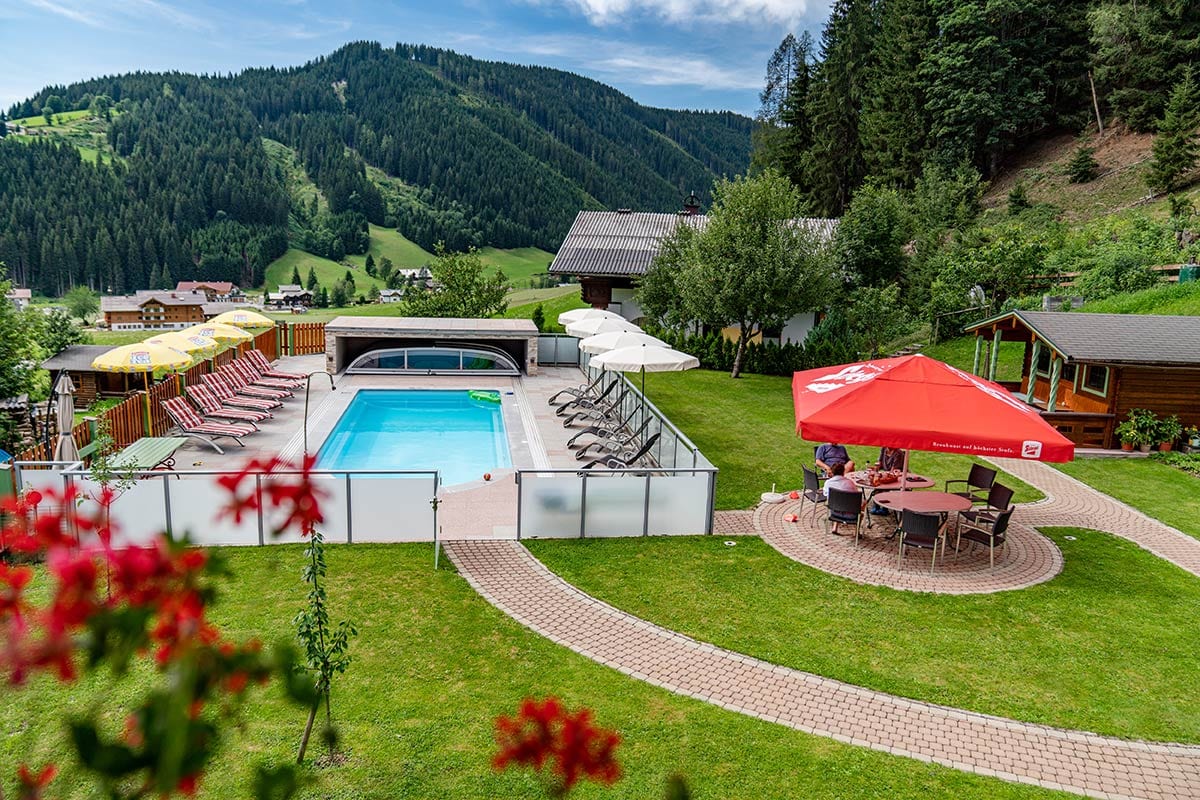 Guesthouse With Heated Outdoor Pool Summer Holiday In Filzmoos
