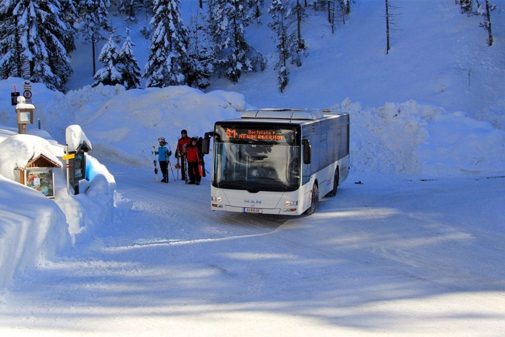 Filzmooser Skibus, Skiurlaub in Filzmoos