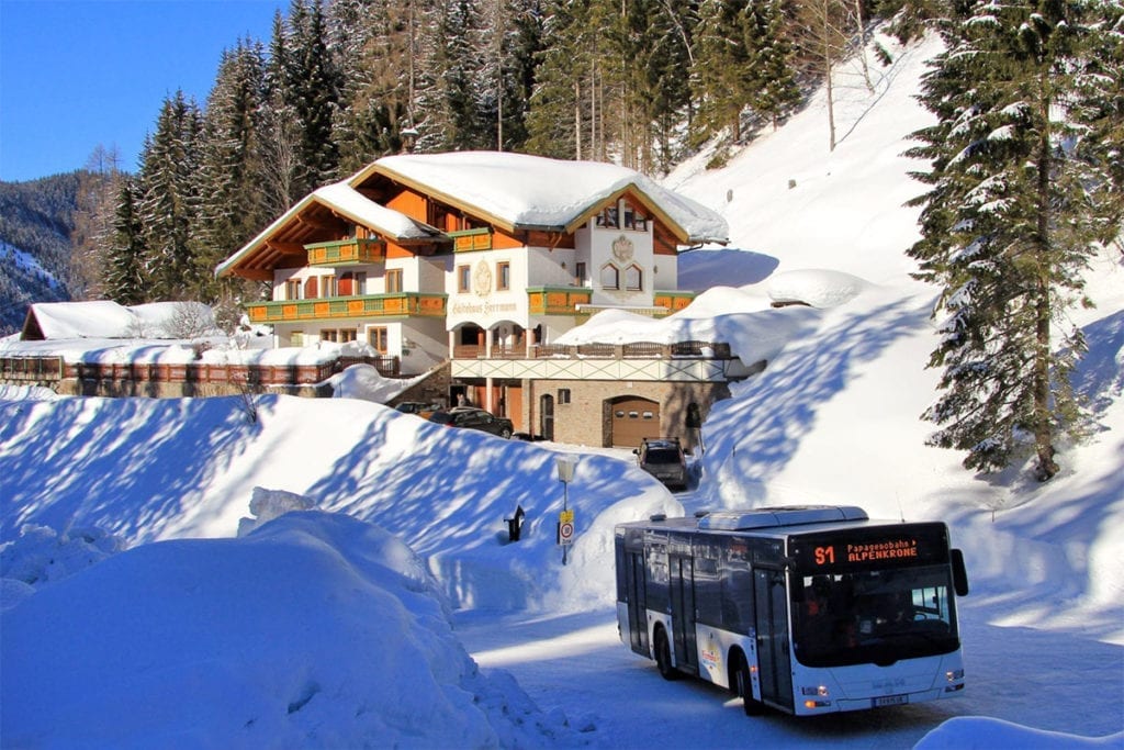 Skibus in Filzmoos, Winter- & Skiurlaub im Gästehaus Herrmann