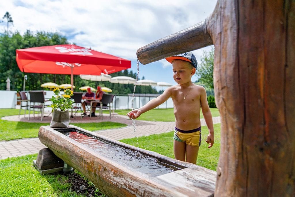 Garten & Pool, Gästehaus Herrmann in Filzmoos